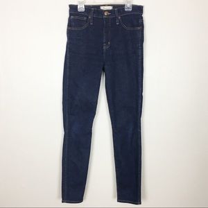 Madewell 10” High Rise Skinny Jeans Sz 26‎